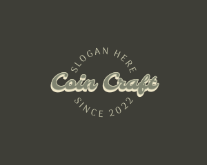 Casual Retro Craft logo design