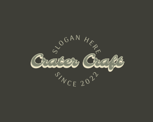 Casual Retro Craft logo design