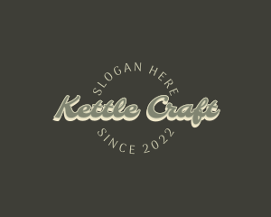 Casual Retro Craft logo design