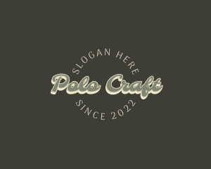 Casual Retro Craft logo design