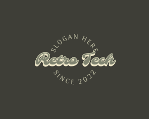 Casual Retro Craft logo design