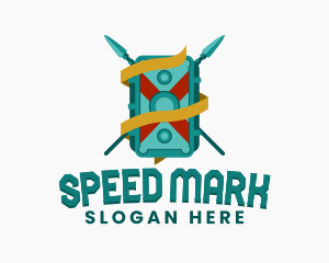 Medieval Spear Gaming logo design