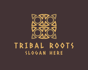 Aztec Tribal Pattern logo design