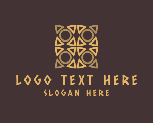 Ethnic - Aztec Tribal Pattern logo design