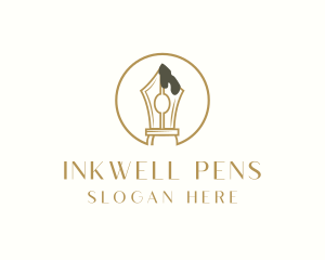 Pen - Calligraphy Pen Writer logo design