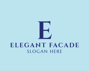 Elegant Serif Company logo design