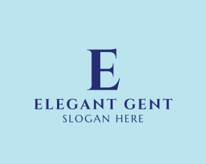 Elegant Serif Company logo design