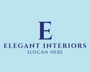 Elegant Serif Company logo design