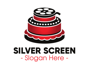 Movie Film Cake logo design