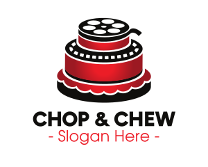 Sweet - Movie Film Cake logo design