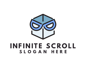 Infinity Logistics Cube logo design