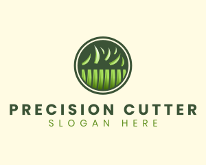 Grass Lawn Mowing logo design