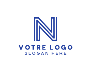Generic Company Letter N  Logo