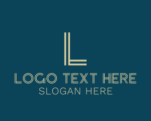 Yellow - Generic Minimalist Lettermark logo design