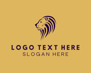Lion - Lion Feline Mane logo design