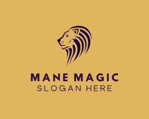 Mane - Lion Feline Mane logo design