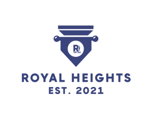 Royal Flag Pen logo design