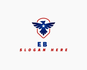 Eagle Bird Wings logo design