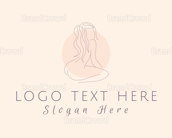 Erotic Woman Body Logo