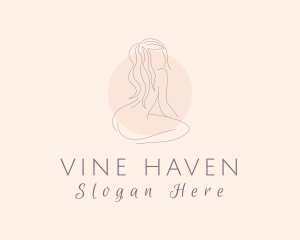 Erotic Woman Body logo design