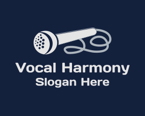 Voice - Microphone Radio Mic logo design