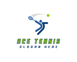 Tennis - Sports Tennis Athlete logo design