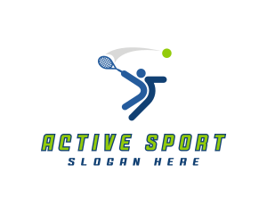 Player - Sports Tennis Athlete logo design