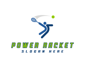 Racket - Sports Tennis Athlete logo design