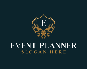 Elegant Deer Crest Logo