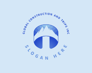 Highland - Mountain Adventure Camping logo design