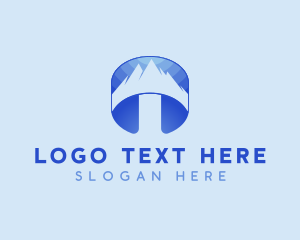 Outdoor - Mountain Adventure Camping logo design