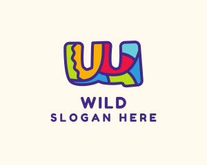 Colorful Letter W Logo