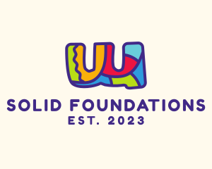 Early Learning - Colorful Letter W logo design