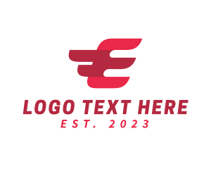 Airlines - Business Express Letter E logo design