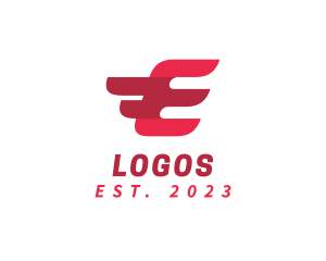 Movers - Business Express Letter E logo design