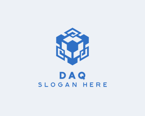 Developer - Developer AI Cube logo design