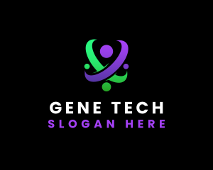 Genetics - Molecule Science Club Lab logo design