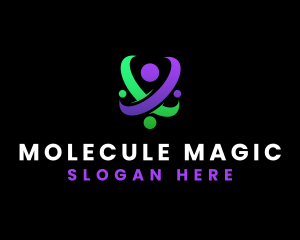 Molecule - Molecule Science Club Lab logo design