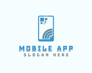 Cell Phone Software App logo design