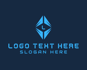 Cryptocurrency - Digital Cryptocurrency Technology logo design