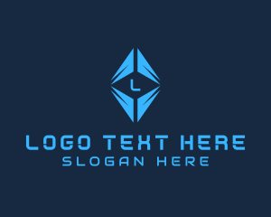 Digital Cryptocurrency Technology Logo