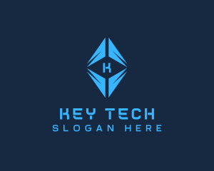 Digital Cryptocurrency Technology logo design