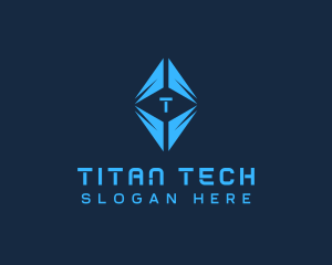 Digital Cryptocurrency Technology logo design