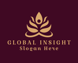 Holistic Yoga Human  Logo