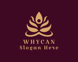 Holistic Yoga Human  Logo