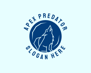 Predator - Wolf Hunting Predator logo design