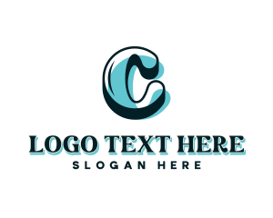 Letter Pr - Creative Agency Letter C logo design