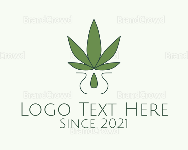 Weed Essential Oil Logo