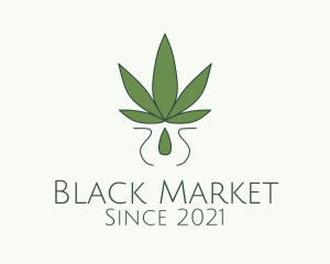 Illegal - Weed Essential Oil logo design