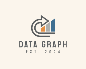 Financial Chart Arrow  logo design